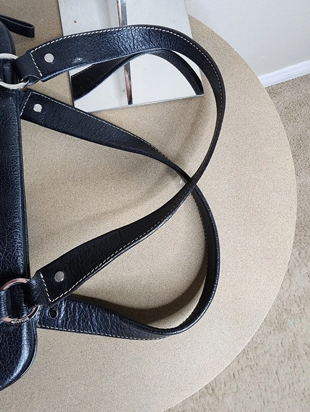 Kate Spade Black Leather Shoulder Bag -